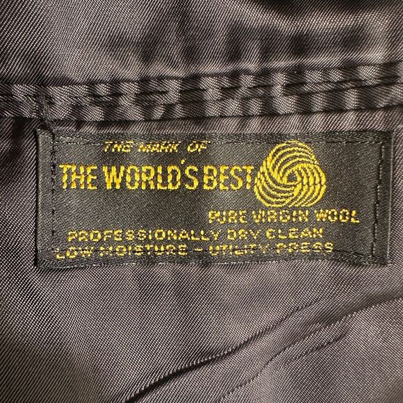 Vintage Hart Schaffner Marx Men’s Tweed Wool Sport Coat 42R Half‑Lined 2‑Button - Picture 12 of 12